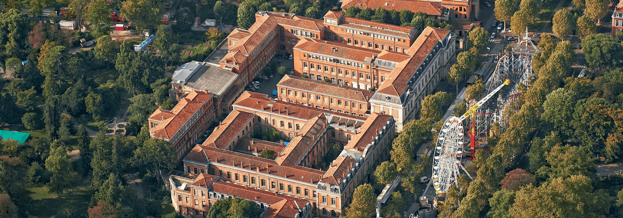 L'université fédérale de toulouse, vue aérienne